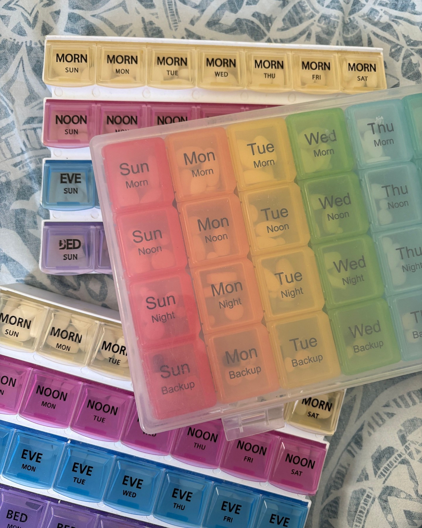 Week 44 of #2025Weekly ⁣
⁣
1️⃣ Started the week with refilling my pill boxes ⁣
2️⃣ My meal prepping is often not pretty in a picture, but sometimes it is⁣
3️⃣ IVIG! There’s a lot I can’t show because my personal medical information is allll over it but just know that there is a lot of this ⁣
4️⃣ Ended the week with more tests 🫀⁣
⁣
◾ ⁣
⁣
⁣⁣⁣⁣⁣⁣⁣⁣⁣⁣I’m Kate, a chronic illness patient and advocate sharing what my life is like with 10+ chronic illnesses. Follow me for more and check out my blog at katethealmostgreat.com⁣⁣⁣⁣⁣⁣⁣⁣⁣⁣⁣⁣⁣ . ⁣
⁣
⁣⁣⁣⁣⁣⁣⁣⁣⁣⁣◾ ⁣⁣⁣ ⁣⁣⁣
⁣
ID: ⁣
1️⃣ 3 pill boxes stacked on top of each other⁣
2️⃣ A bowl of food. It's kale, quinoa, sweet potatoes, and sundried tomatoes.⁣
3️⃣ A bunch of medical supplies in plastic on a gauze underpanel. There are some drawings over parts of it for privacy.⁣
4️⃣ A hospital wall with an art installation of anatomical heart scultupres.⁣
⁣
#AlmostGreatHealth #AlmostGreatLife #ChronicallyIll #RheumatoidArthritis #RheumatoidDisease #Autoimmune #ButYouDontLookSick #AutoimmuneDisease #SpoonieLife #InvisibleIllness #Fibromyalgia #SjogrensSyndrome #POTS #CoronaryArteryDisease #HeartDisease