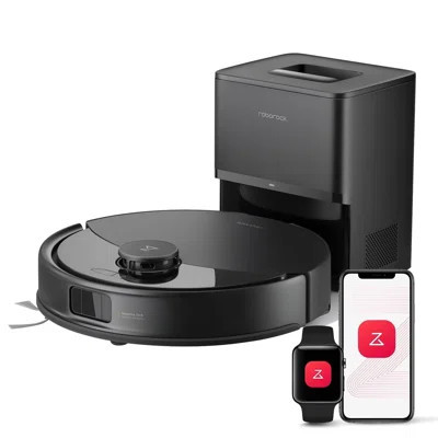 Roborock Q10 X5+ Robot Vacuum and Mop, Self-Emptying, 10,000Pa Suction, Obstacle Avoidance | Wayfair North America
