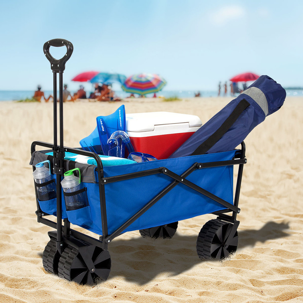 Camping World Seina Large Folding Beach Wagon in Sand | Camping World