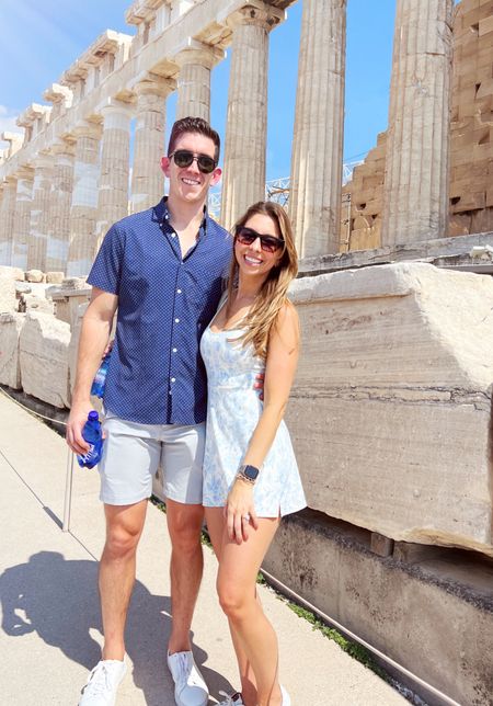 Acropolis - Athens, Greece 🇬🇷 

It was super warm the day we were in Athens exploring the Acropolis! We wanted to wear comfortable clothes but still look out together enough for the rest of the day’s travels!

My toile tennis dress sold out so fast, but the same one is available in other colors! (5’3, 115lbs Wearing size XS) And Tyler’s Mizzen & Main shirt was perfect for keeping him cool and dry in the heat! (6’4, 190lbs wearing size Medium Trim)

#LTKtravel #LTKstyletip #LTKmens