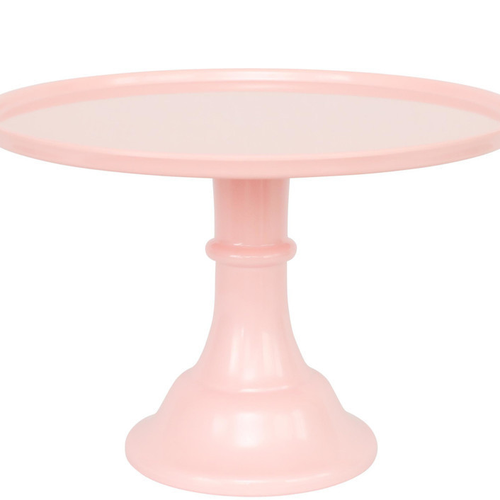 Peony Pink Melamine Cake Stand- Large Cake Stands | Minted