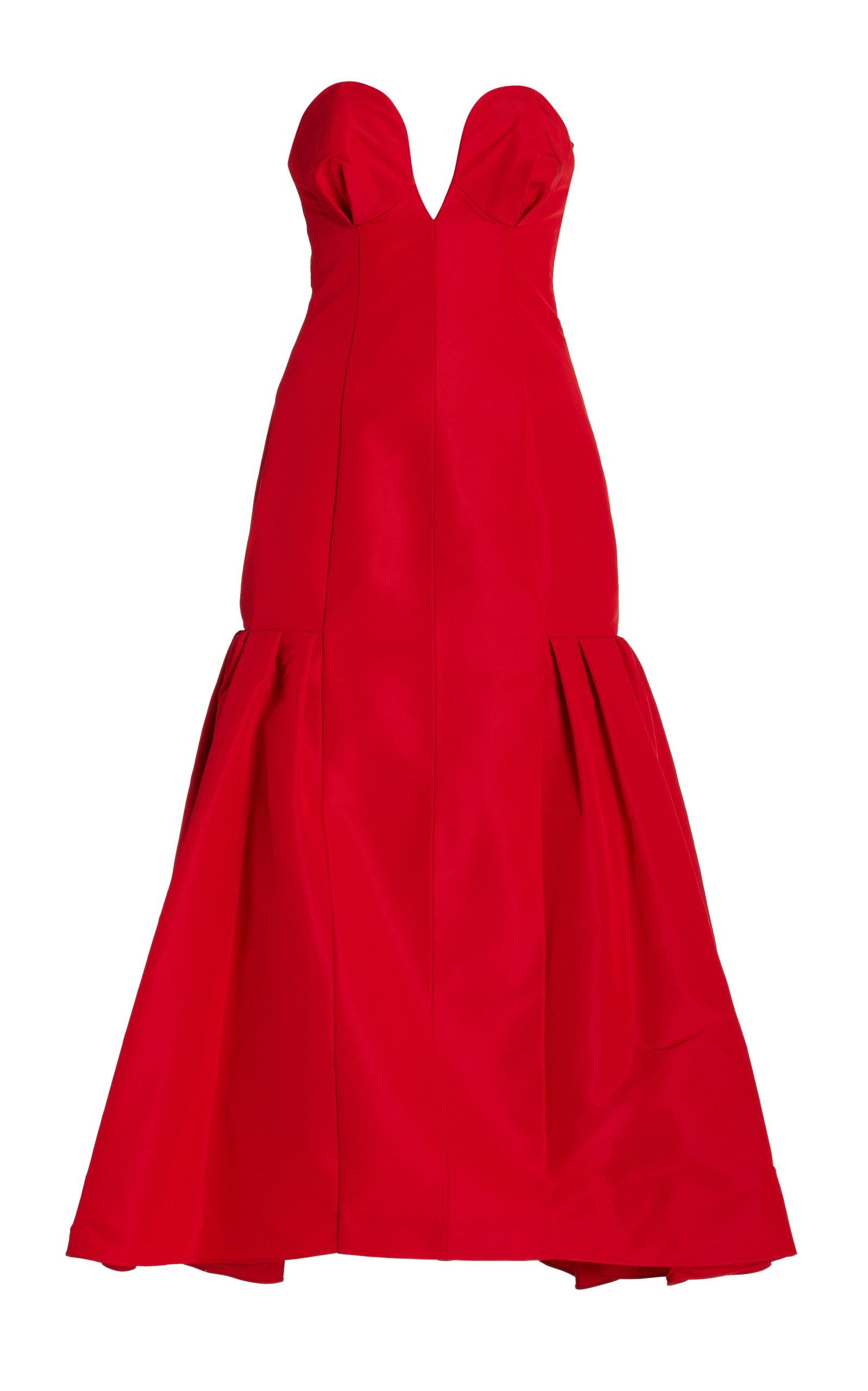 Strapless Bustier Silk Gown | Moda Operandi (Global)