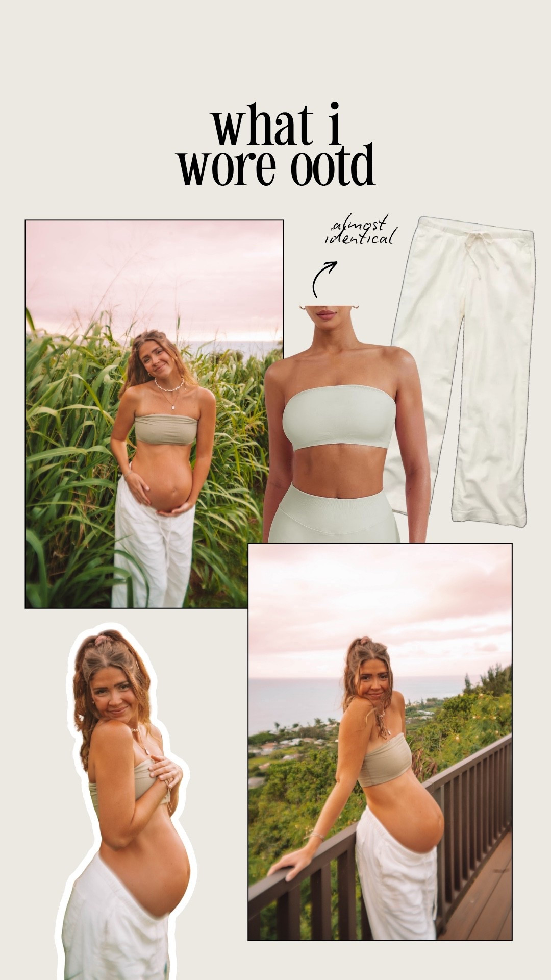 OOTD (my exact bandeau is from a local boutique in Hawaii but I found an almost exact one)

#LTKootd #LTKSeasonal