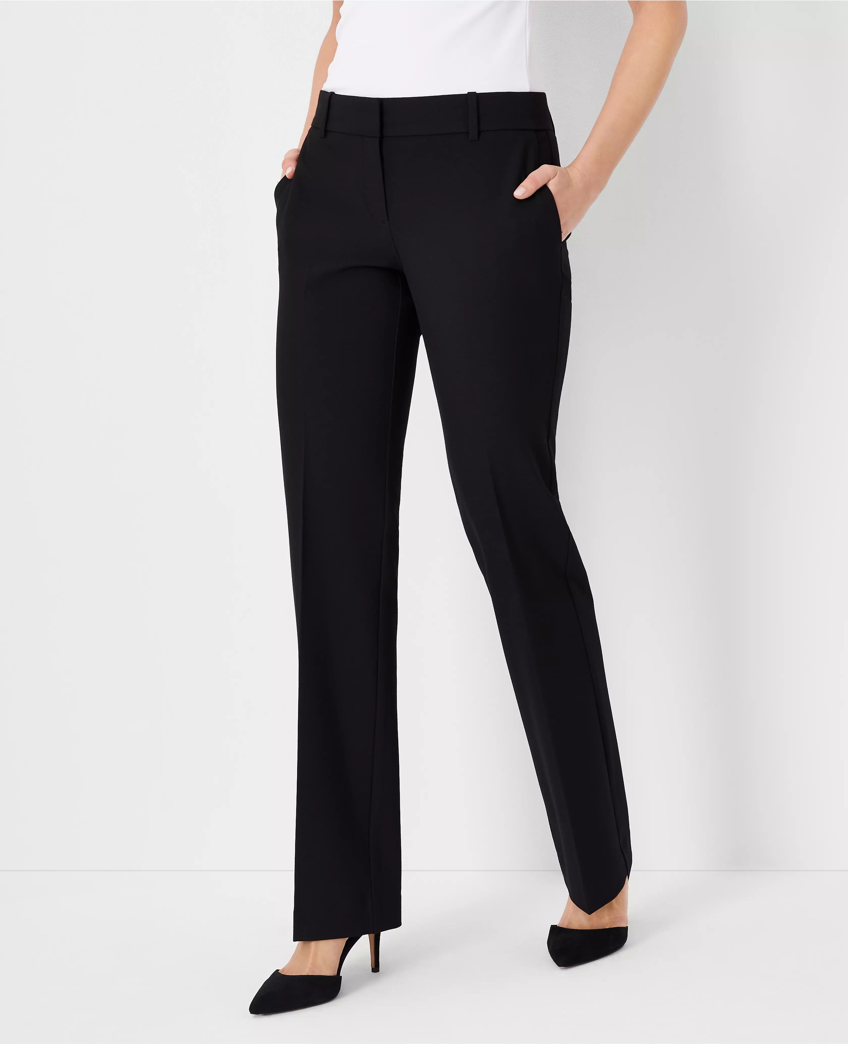 The Mid Rise Trouser Pant in Seasonless Stretch | Ann Taylor (US)