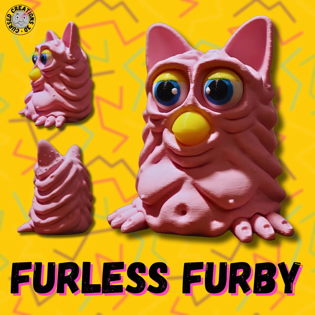 Furless Fur-b Cursed Meme 90s 3D Print Funny Millennial Gift - Etsy | Etsy (US)
