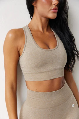 Astoria CONTOUR Seamless Sports Bra - Mocha | astoria activewear