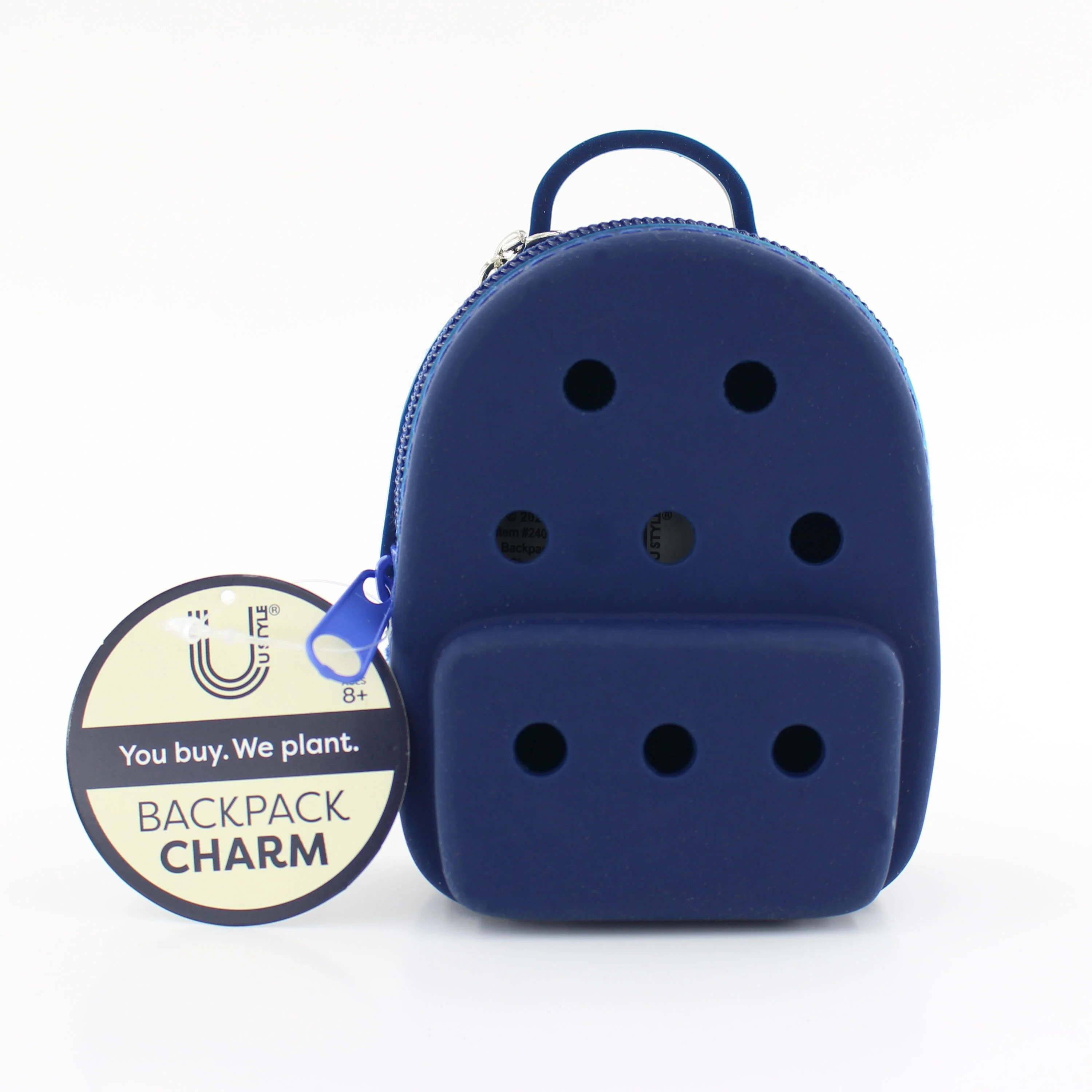 U Style Mini Backpack Keychain, Silicone, Navy Blue, Compact | Walmart (US)