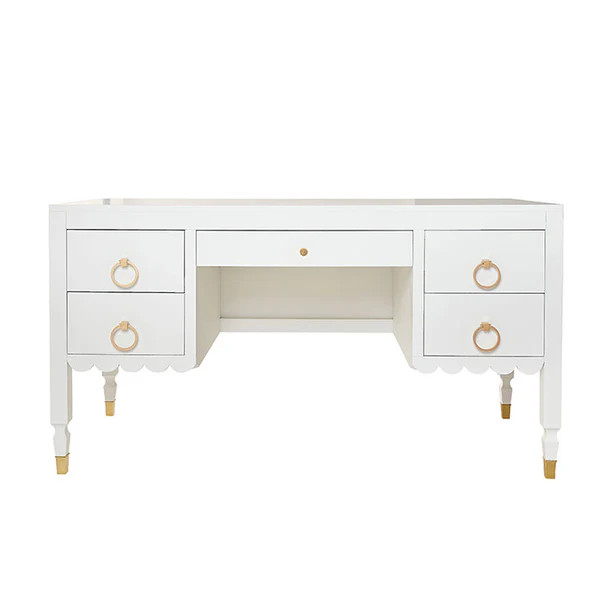 Lila Scalloped Desk | Caitlin Wilson Design