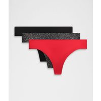 InvisiWear Mid-Rise Thong Underwear 3 Pack | Lululemon (US)