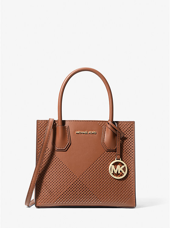 Mercer Medium Perforated Crossbody Bag | Michael Kors US