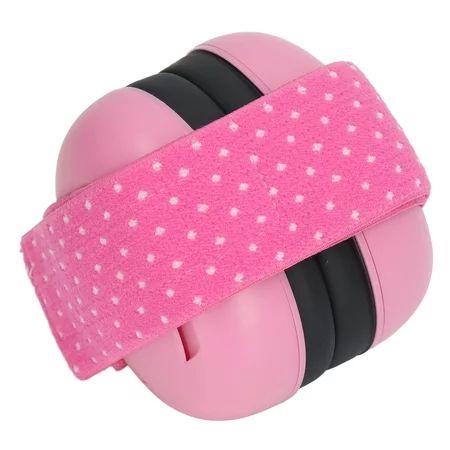 Infant Ear Muffs ABS Baby Headphones Lightweight Sound Blocking With Elastic Headband For Home Pink | Walmart (US)