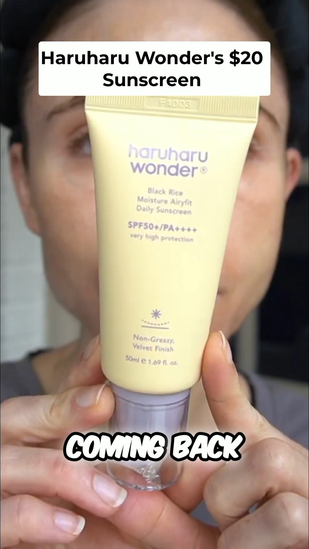 Why I keep buying haruharu wonder Black Rice Moisture Airyfit Daily Sunscreen SPF50+ PA++++ 

 #LTKBeauty