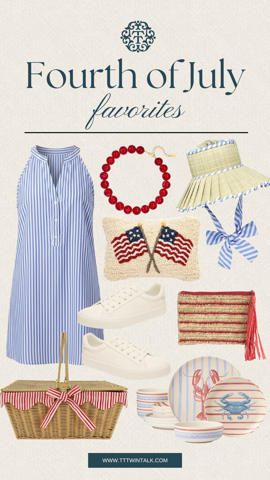 Fourth of July style is always more fun when it feels festive but still classic. We’re loving this mix of blue stripes, red accessories, easy sneakers, and picnic-ready pieces for parades, cookouts, lake days, and fireworks. So many cute Amazon finds to celebrate in style! ✨

#LTKSeasonal #LTKOver40 #LTKMidsize