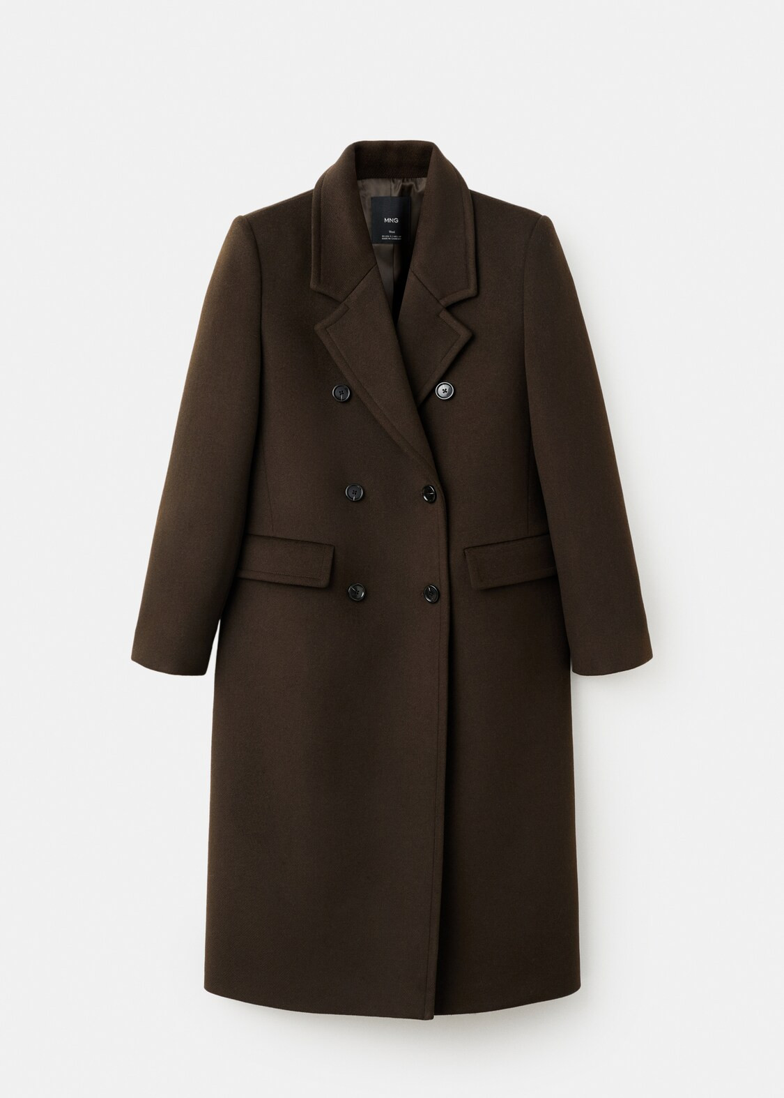 Double-breasted wool coat - Women | MANGO USA | Mango (US/MX/AU)