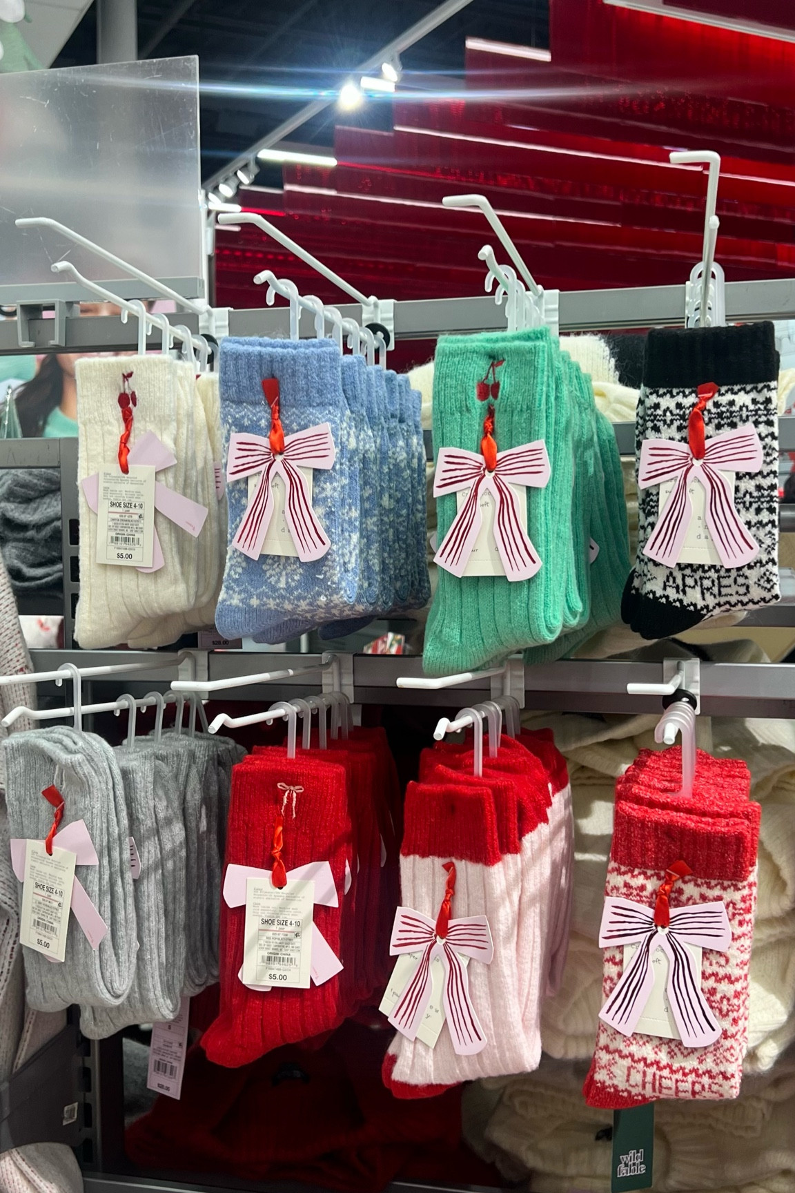 Women's Cozy Knit Ribbed Embroidered Bow Crew Socks - A New Day™ 4-10

#LTKGiftGuide #LTKHoliday #LTKStyleTip