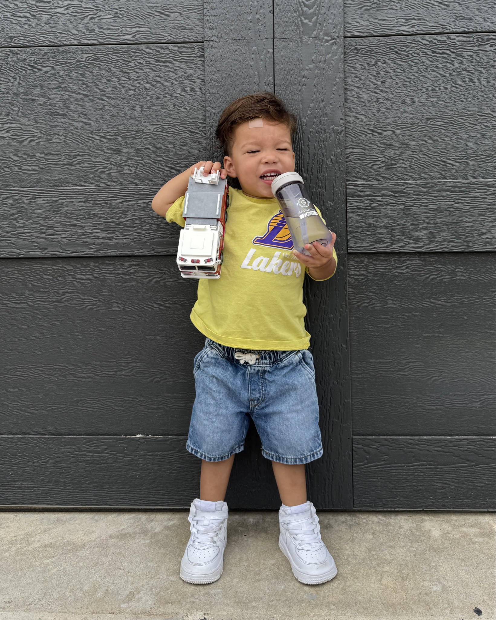 Lakers sports toddler boy ootd! Zara shorts and tee! Nike sneakers! 

#LTKSummerEdit #LTKKids #LTKBaby