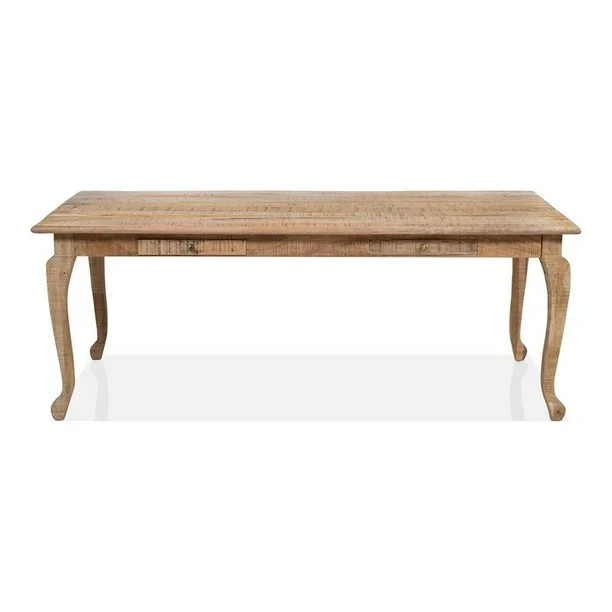 Furniture of America Druze Wood 4-Drawer Large Dining Table in Natural - Walmart.com | Walmart (US)
