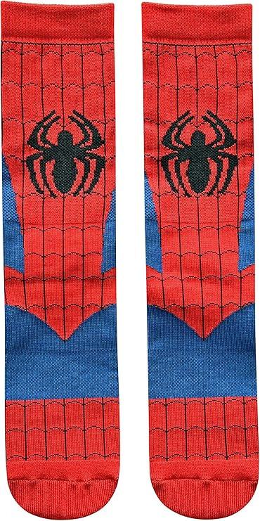 Hyp Marvel Ultimate Spider-Man Cosplay Men's Athletic Crew Socks | Amazon (US)