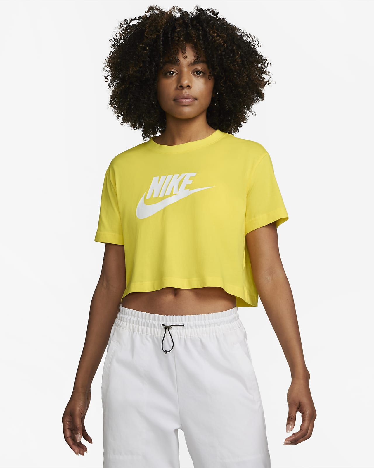 Women's Cropped Logo T-Shirt | Nike (US)
