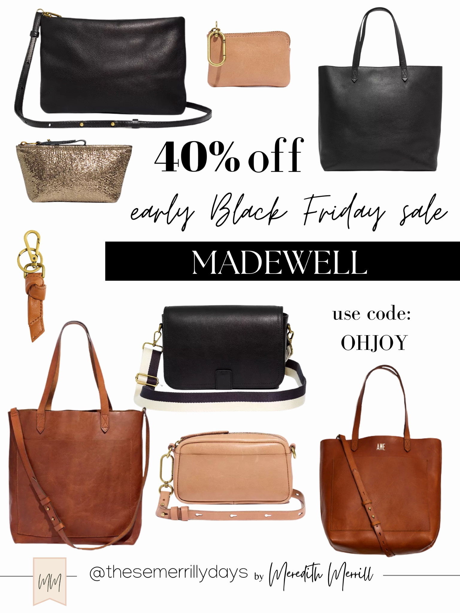 I love all of my Madewell bags and they are 40% off right now! They make nice gifts and you can even personalize some of them! ❤️👌🏼 

#LTKCyberweek #LTKitbag #LTKsalealert