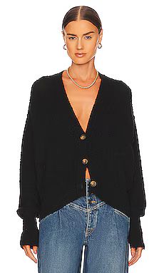 Free People Found My Friend Cardi in Black from Revolve.com | Revolve Clothing (Global)