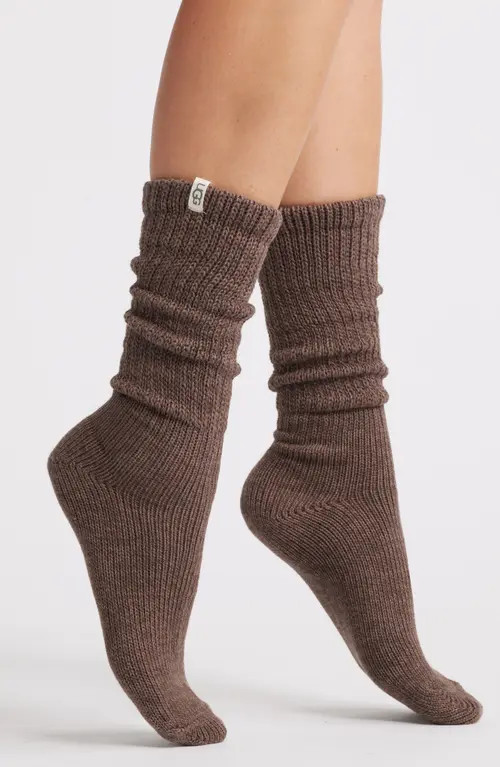 UGG(r) Tyla II Slouchy Crew Socks in Allspice at Nordstrom | Nordstrom