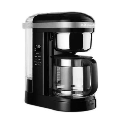 KitchenAid® 12-Cup Drip Coffee Maker with Spiral Showerhead in Onyx Black | Bed Bath & Beyond