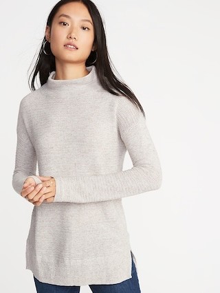 Textured-Stitch Turtleneck Sweater for Women | Old Navy US