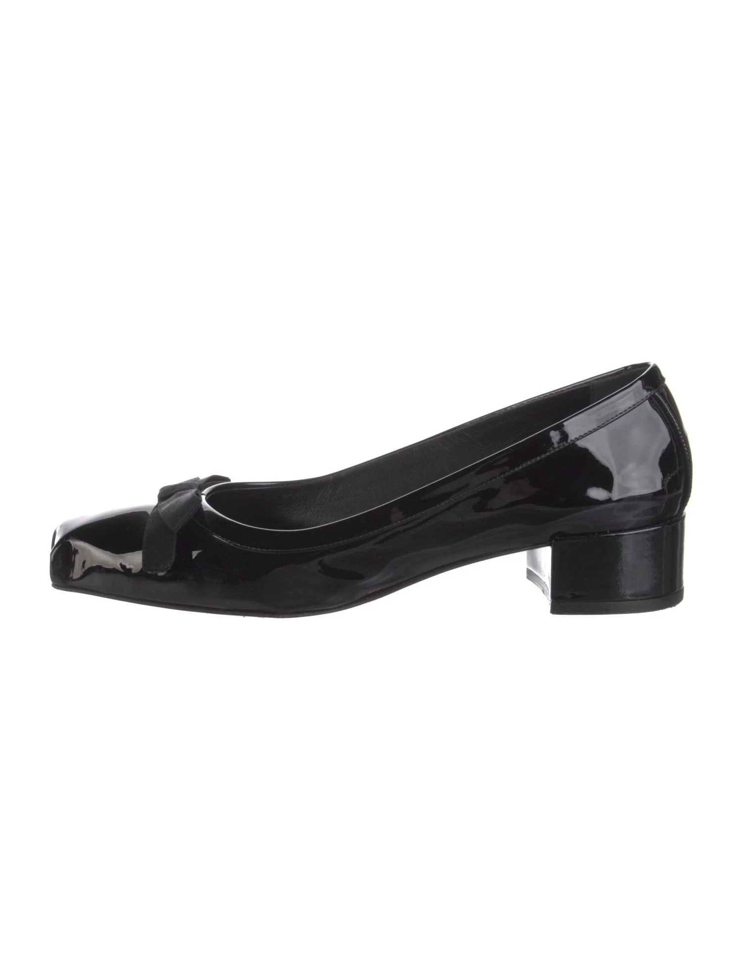 Christian Louboutin Patent Leather Bow Accents Pumps | The RealReal