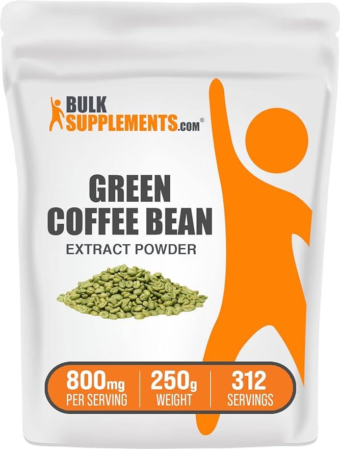 BULKSUPPLEMENTS.COM Green Coffee Bean Extract Powder - Herbal Supplement Powder, Energy Support -... | Amazon (US)