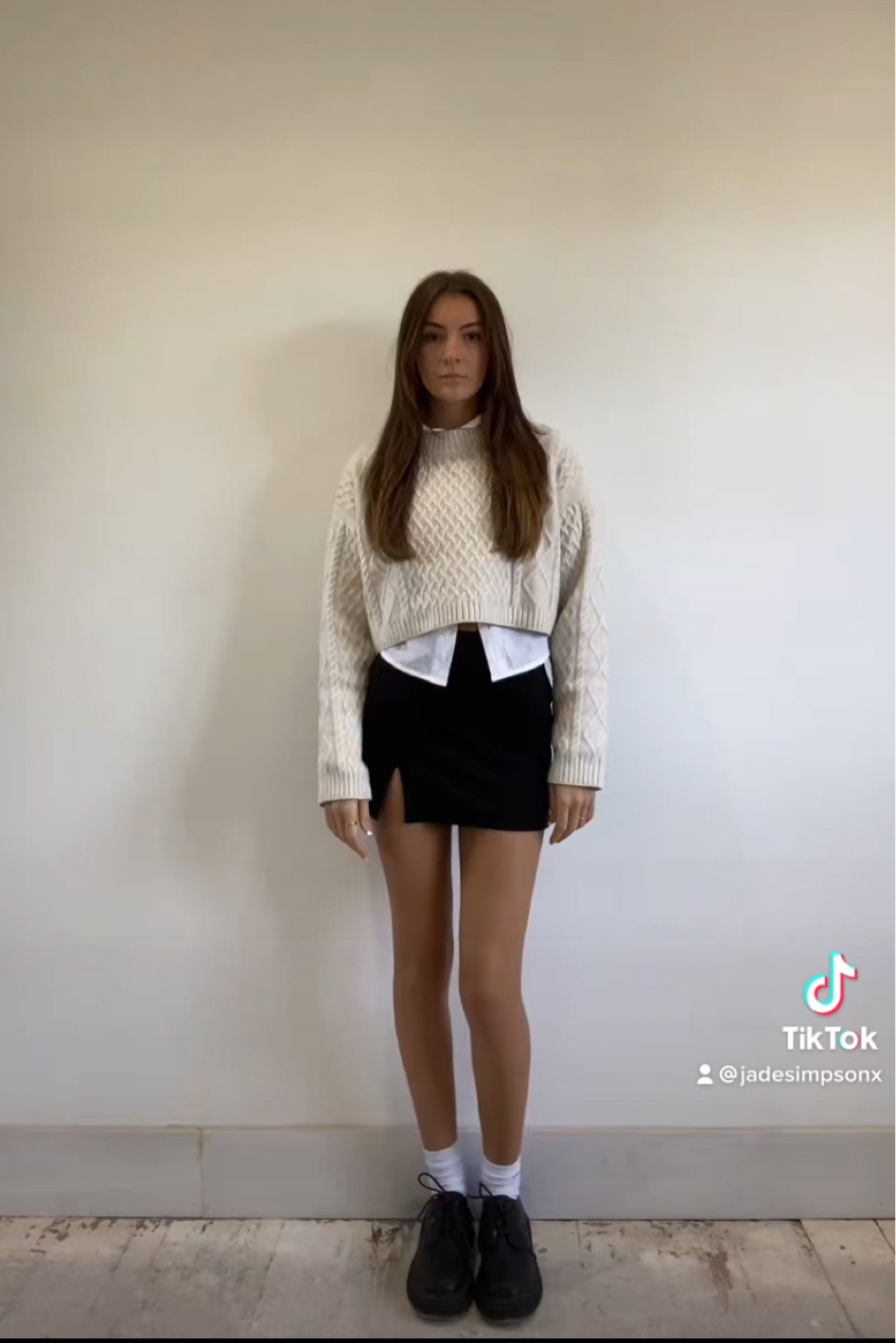 Seasonal autumnal outfit. Cosy h&m sweater, shirt, skirt boots perfect for those cold autumn days! Essentials for you fashion wardrobe <3

#LTKSeasonal #LTKunder50 #LTKunder100