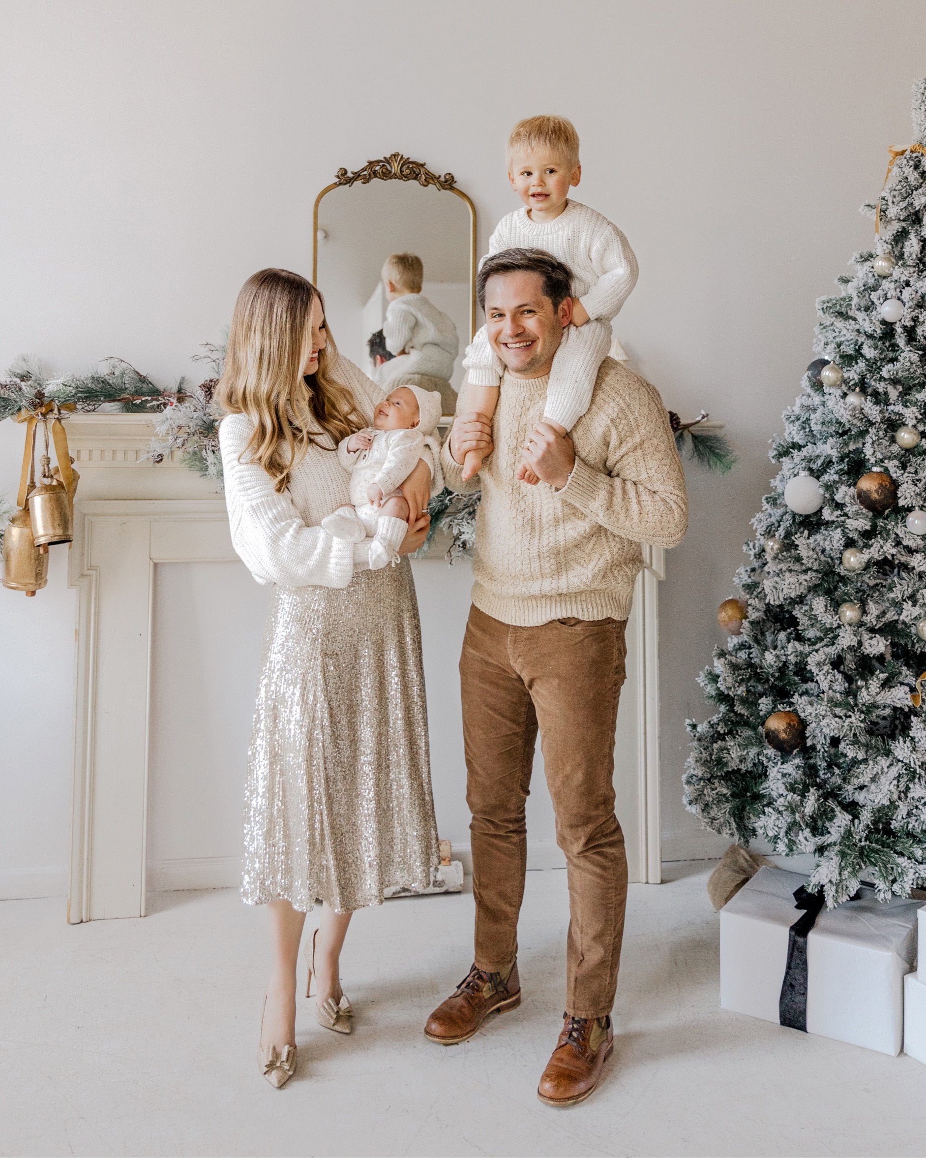 Matching family sweaters for mom and baby, toddler boys and girls. Christmas family photos. 

#LTKbaby #LTKHoliday #LTKfindsunder50