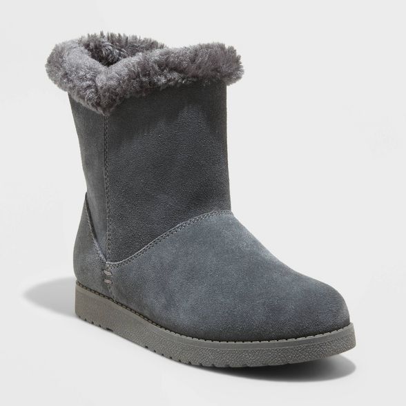 Women's Cat Mid Shearling Style Boots - Universal Thread™ | Target