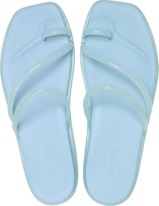 Crocs Women's Miami Toe Loop Sandal Flat | Amazon (US)