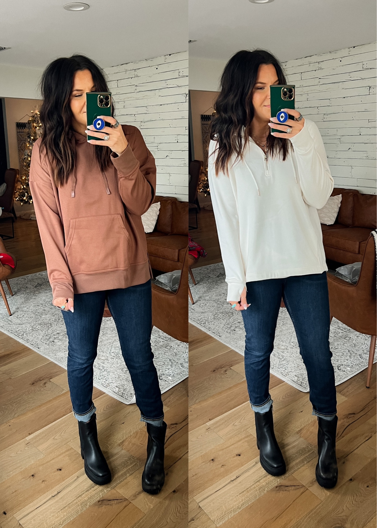 New Walmart Finds
Sweatshirts: XL (both are so freaking soft)
Jeans: True to size with stretch (wearing a 10)
Shoes: tts


#LTKunder50 #LTKstyletip #LTKshoecrush