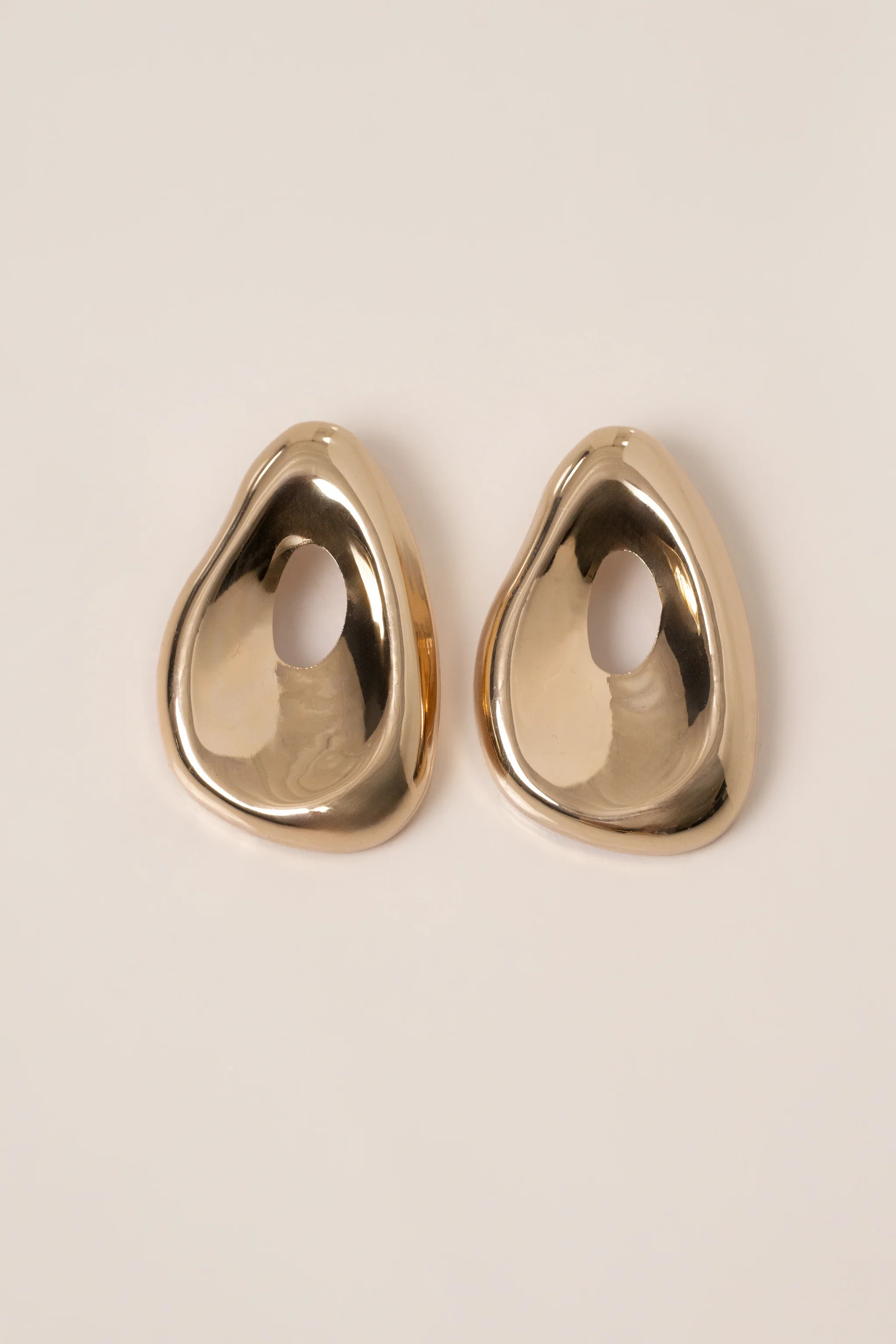 Gold Cecilia Earrings | JLUXLABEL US