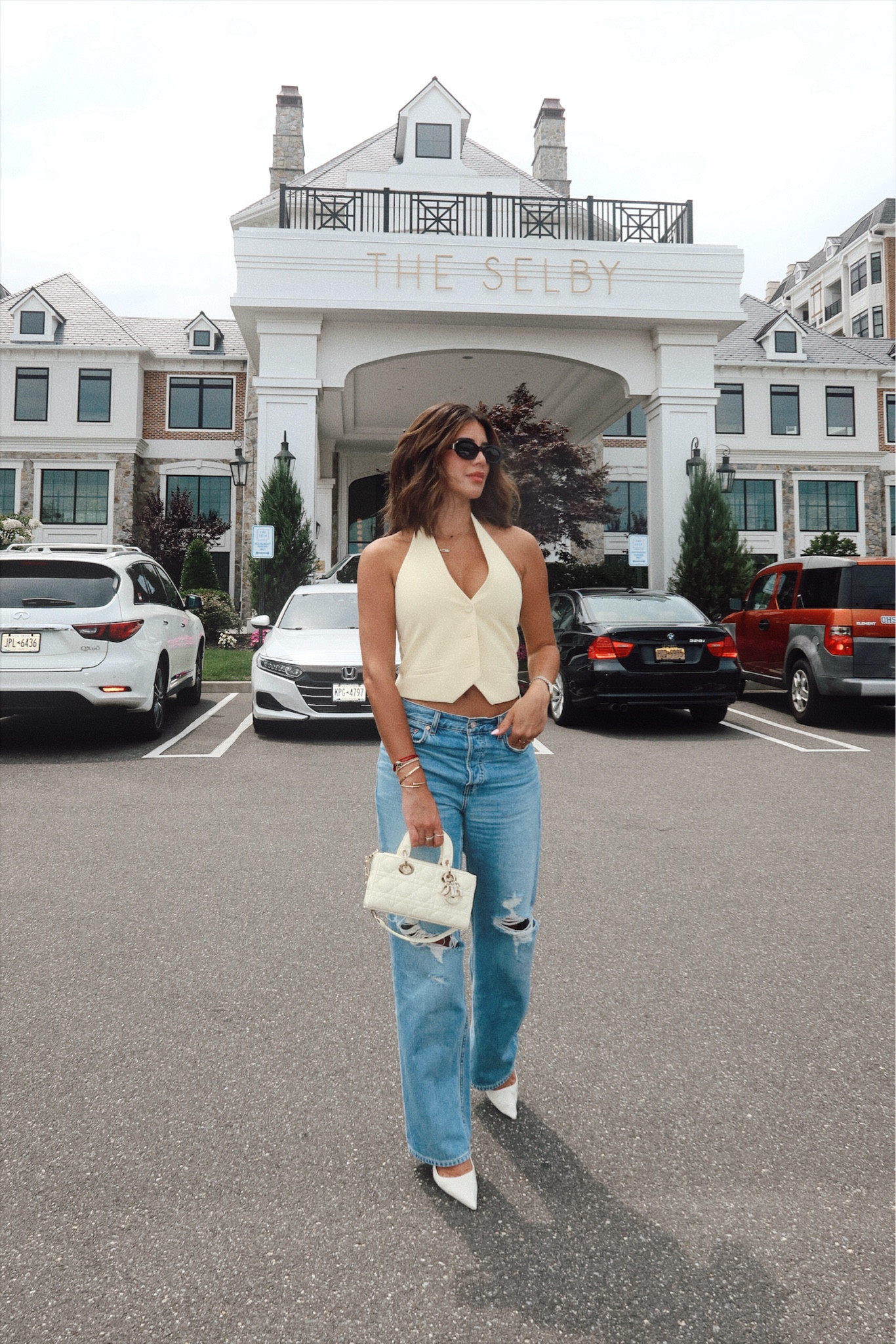 Size S in top
Size 26 in jeans
Shoes run TTS 

#LTKStyleTip