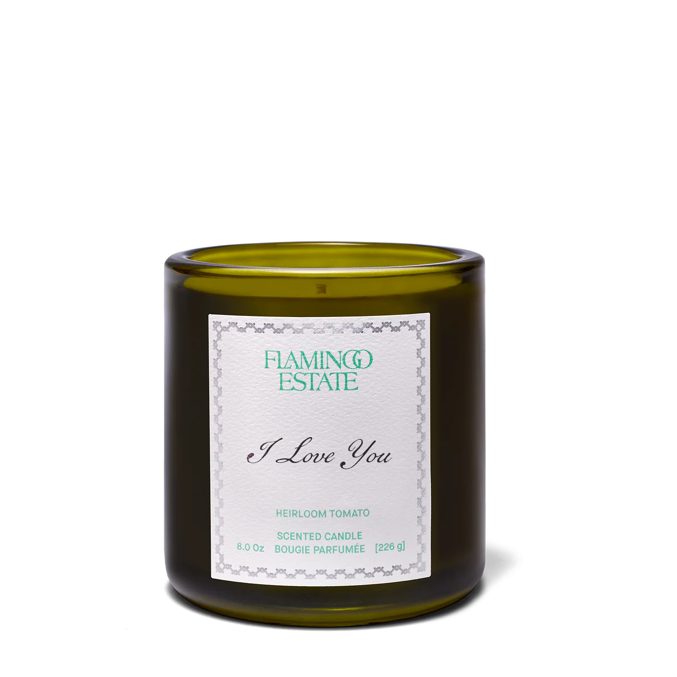 Personalized Heirloom Tomato Candle | Flamingo Estate