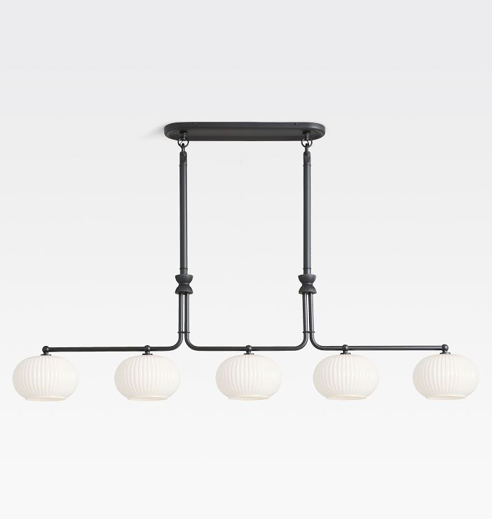 Enzo 60" 5-Light Linear Chandelier | Rejuvenation