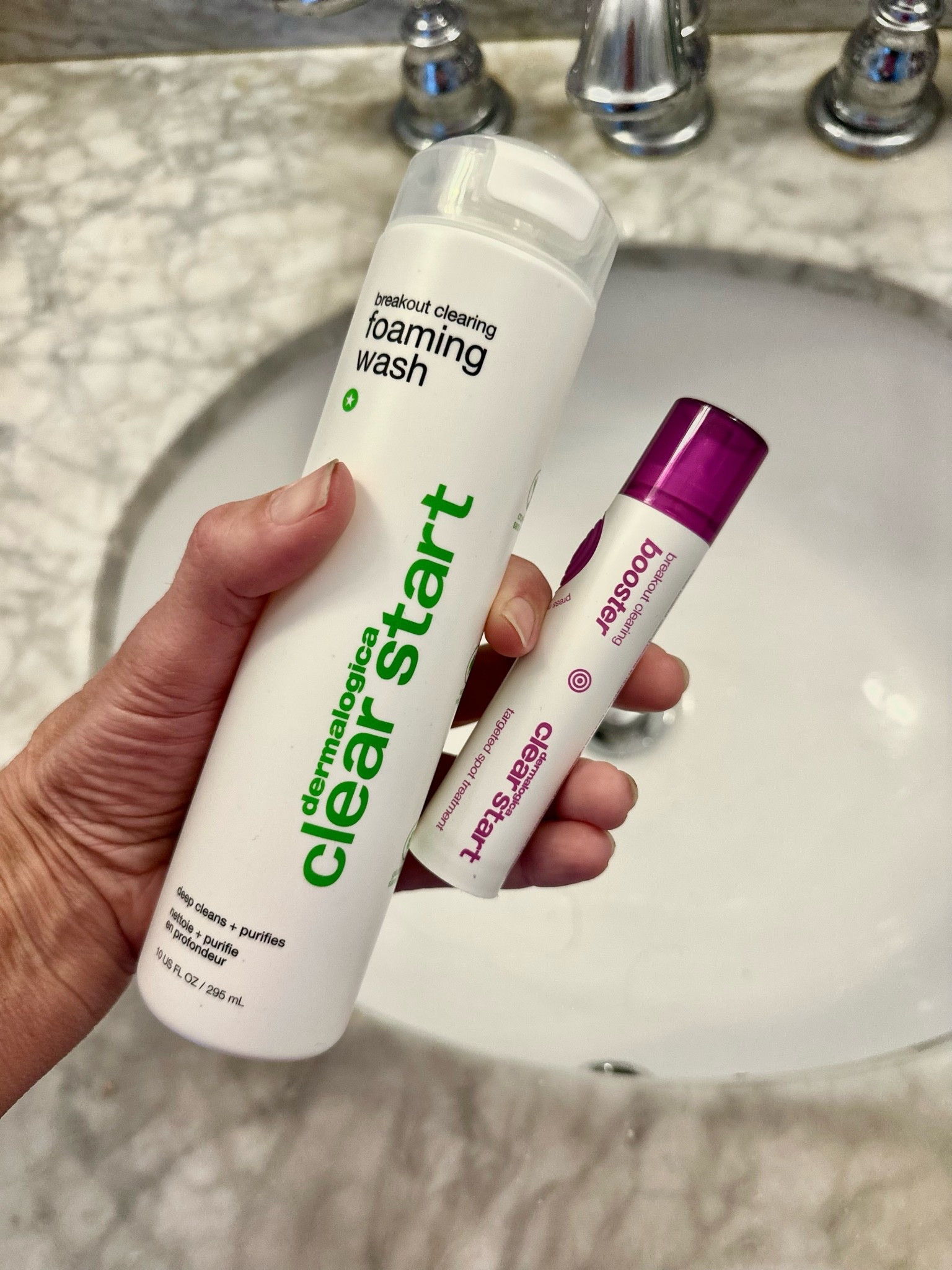 My teen’s skin has never looked better since she started using this foaming wash and breakout clearing booster!￼ I can’t see enough good things about these products.  ￼

#LTKmomlife #LTKselfcare #LTKmorningroutine