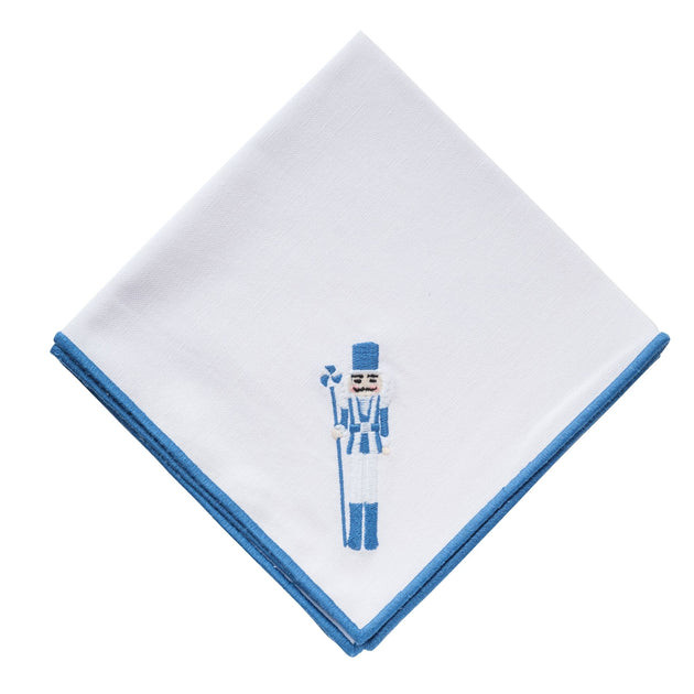 Cailíní Coastal Blue Nutcracker Napkin - Set of 4 | Cailini Coastal