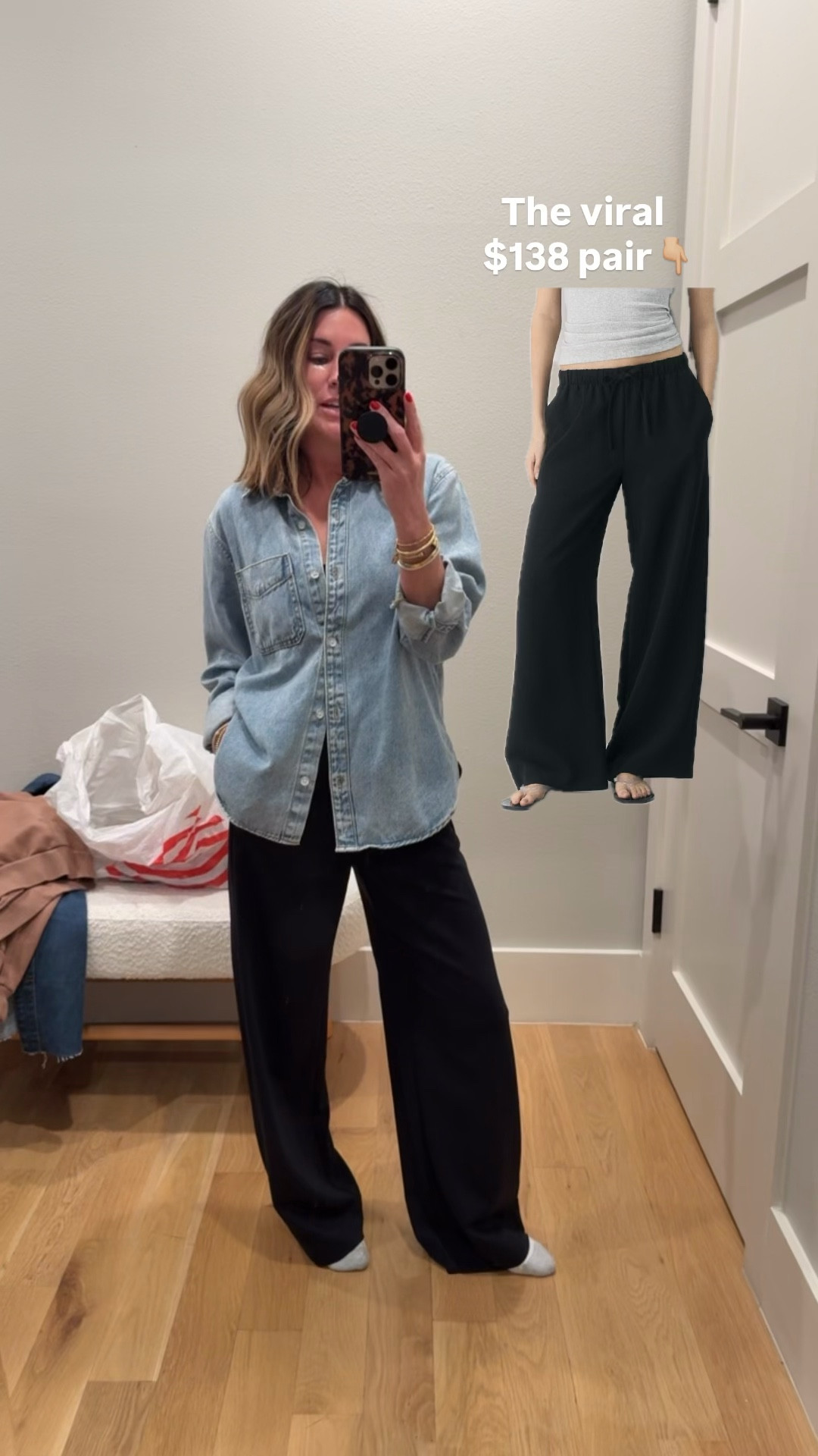 THE famous Target pants- on sale today! Wearing xs in the pants and top. 

#LTKootd #LTKSaleAlert #LTKmomlife
