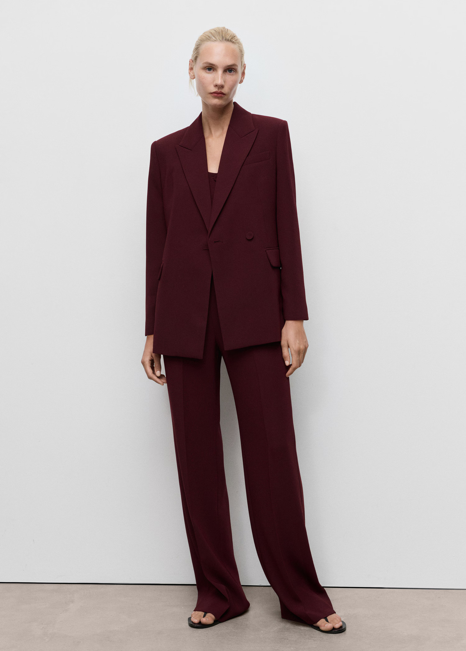 Double-breasted suit jacket - Women | MANGO USA | Mango (US/MX/AU)