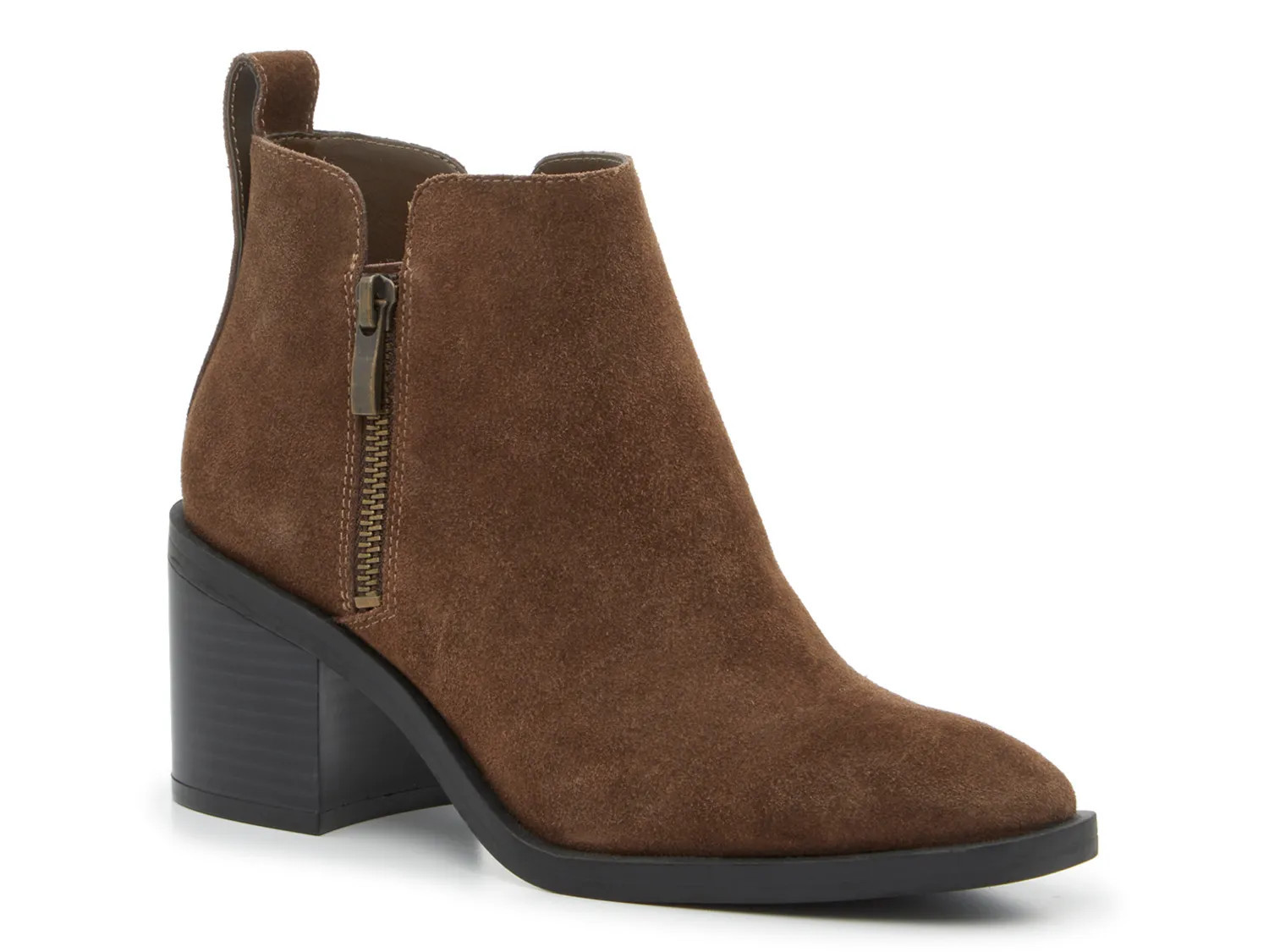 Steve Madden Safira Bootie | Women's | Brown Suede | Size 9.5 | Boots | DSW