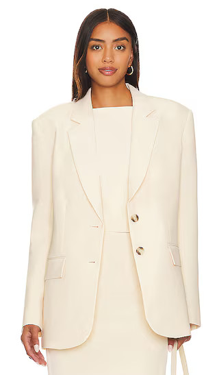 Favorite x Marianna Dionira Blazer in Latte Beige

              
    
        
        
        ... | Revolve Clothing (Global)