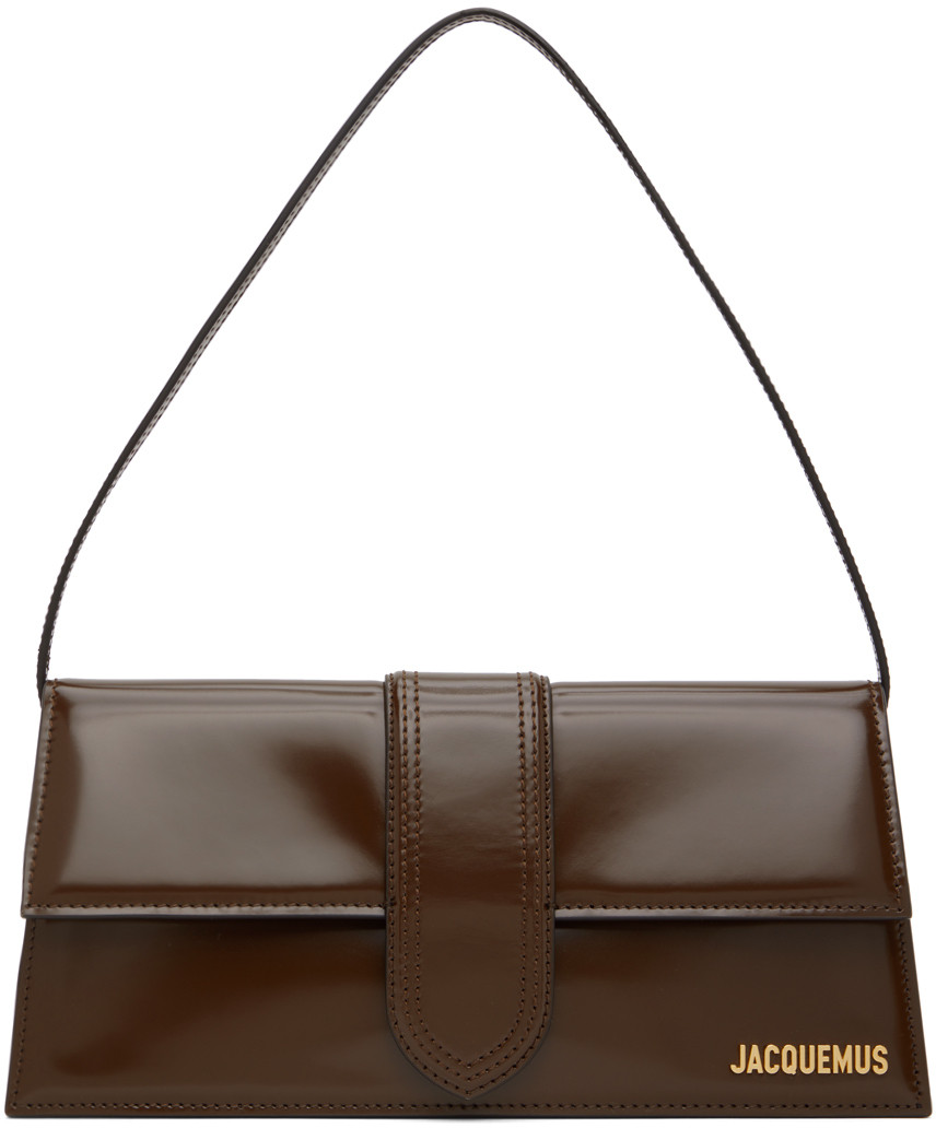 JACQUEMUS Brown Le Chouchou 'Le Bambino Long' Bag | SSENSE
