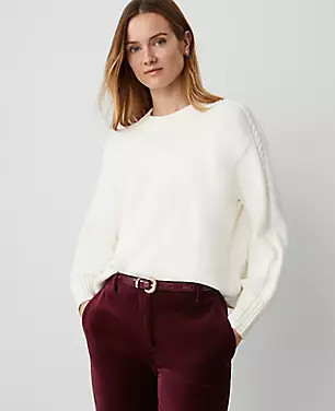 Cable Sweater | Ann Taylor (US)