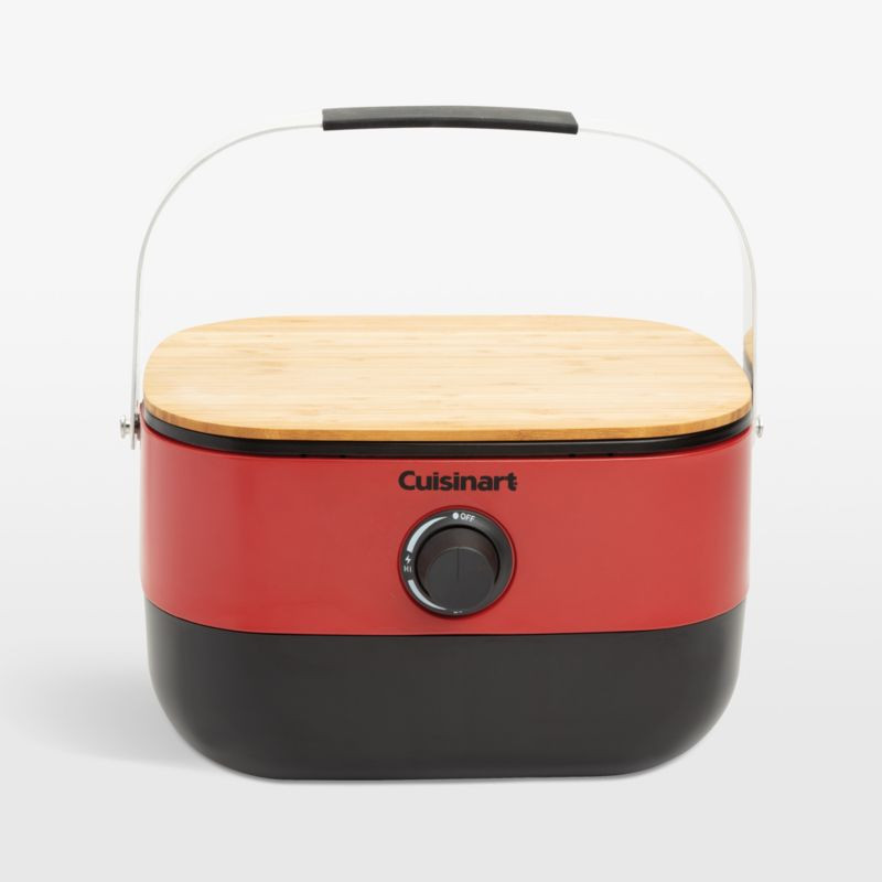Cuisinart Venture Mini Portable Tabletop Gas Outdoor Grill + Reviews | Crate & Barrel | Crate & Barrel