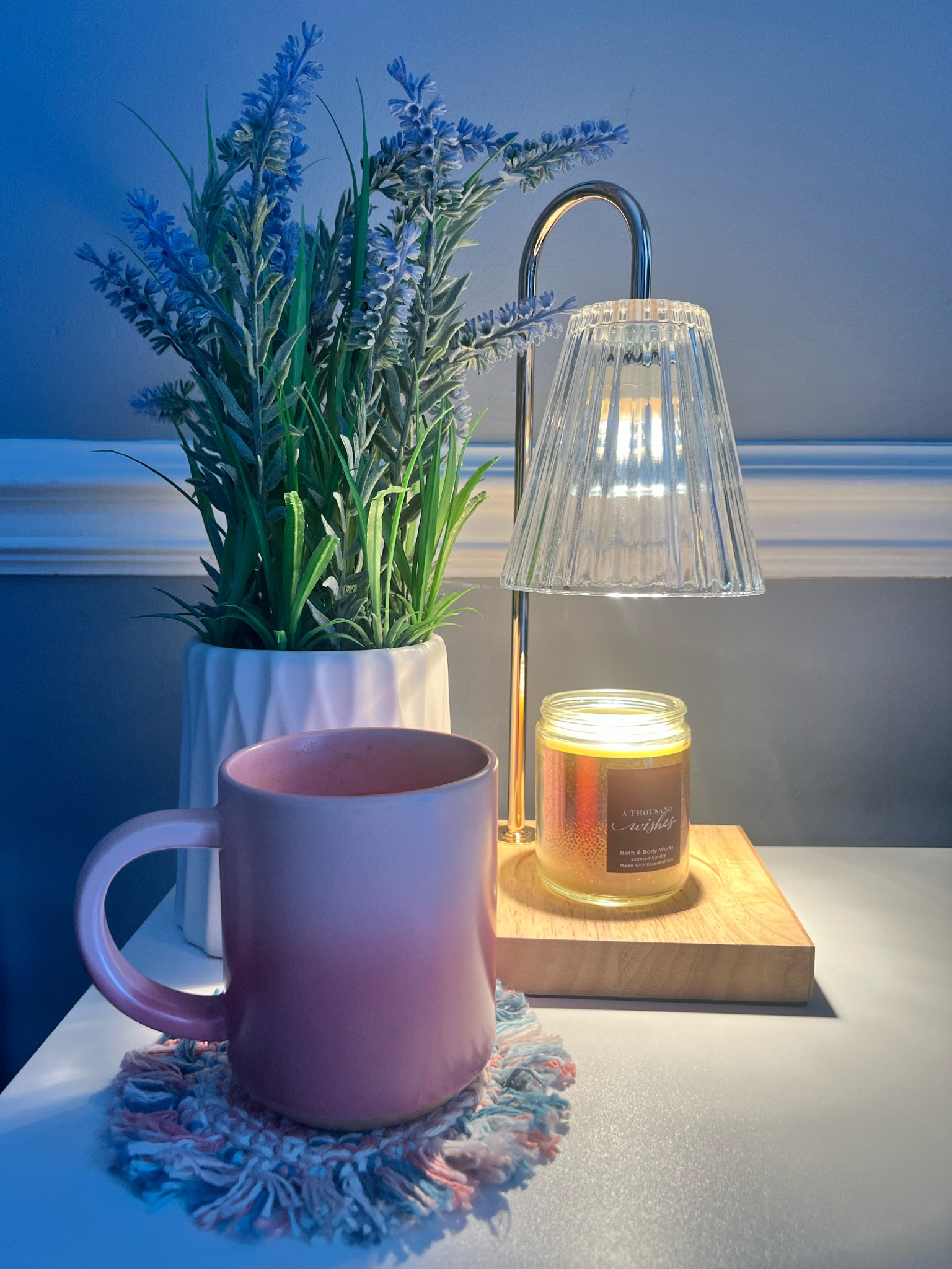 Warm those candles instead of burn. Much safer  

#LTKHome