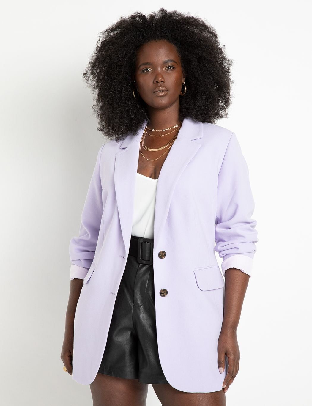 Long Tailored Blazer | Eloquii